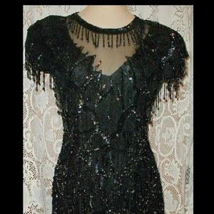 Vintage 80’s Beaded Cocktail Dress